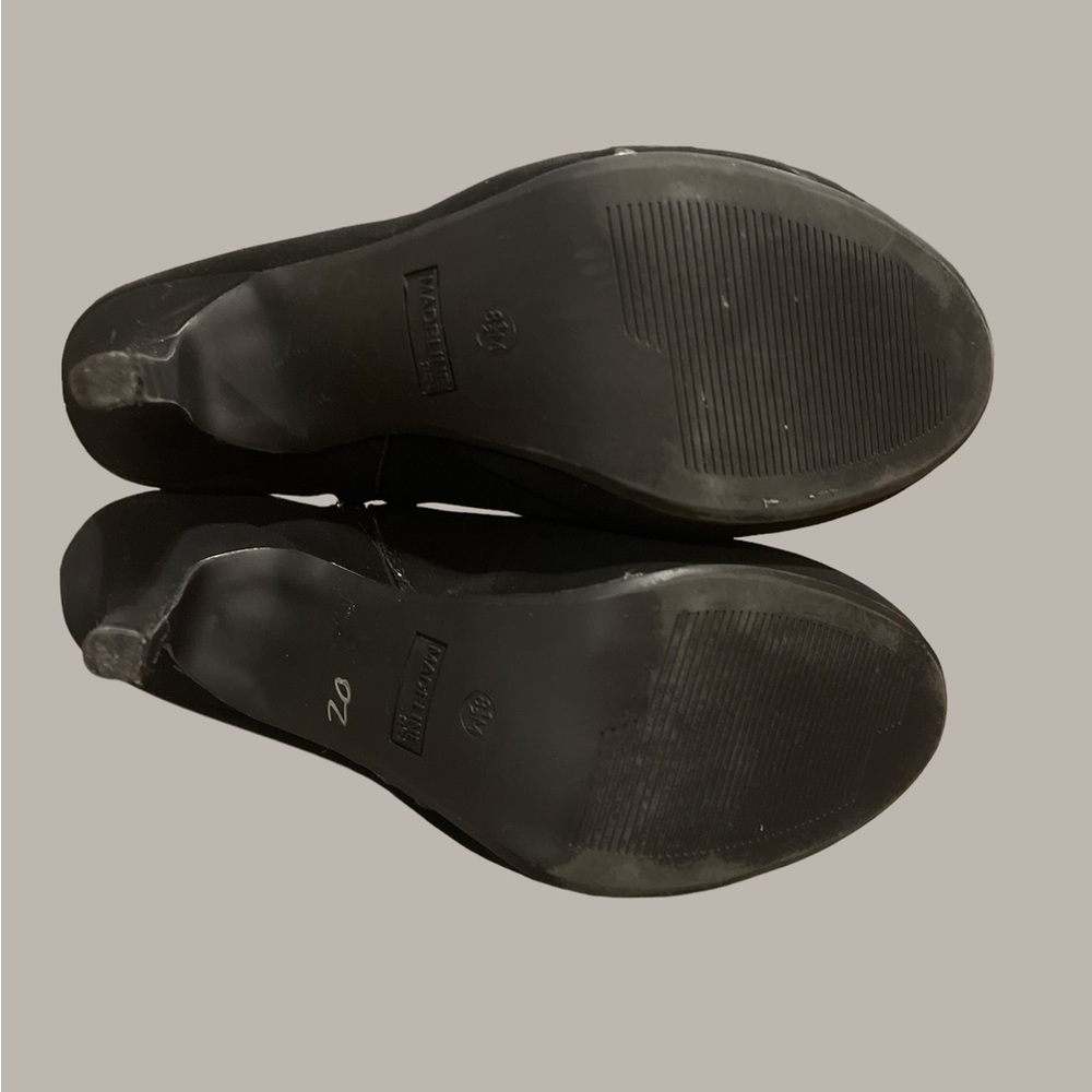 Madeline Girl Maryjane Black Pumps Heels Size 8.5M - Picture 7 of 9